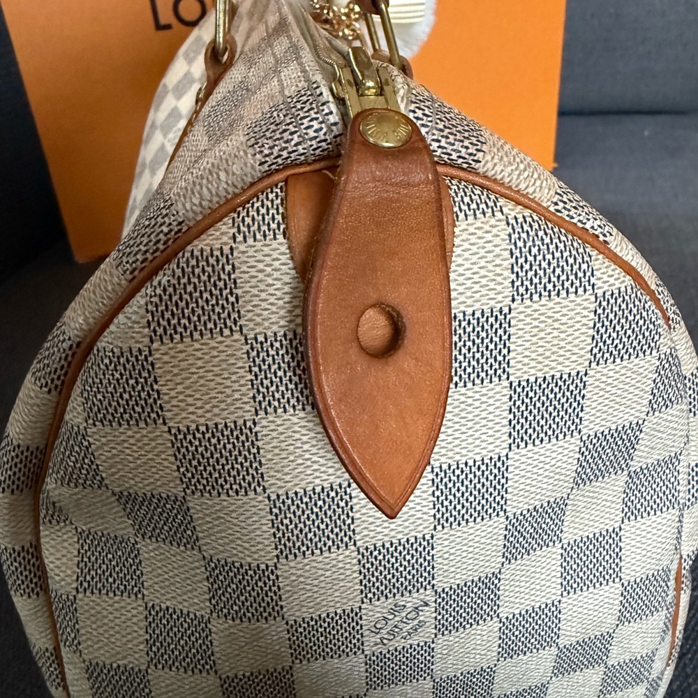 ✨Louis Vuitton Speedy 30 Azur Damier - Picture 13 of 13